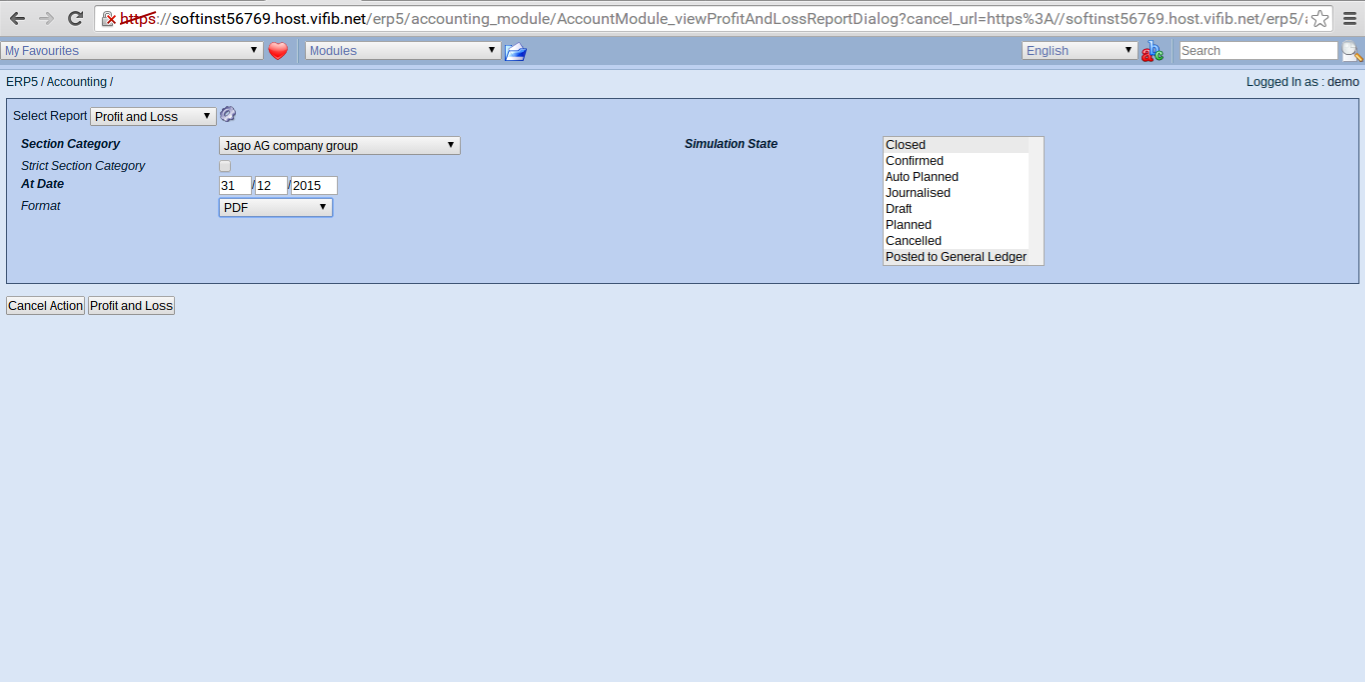 ERP5 Accounting Implementation Process