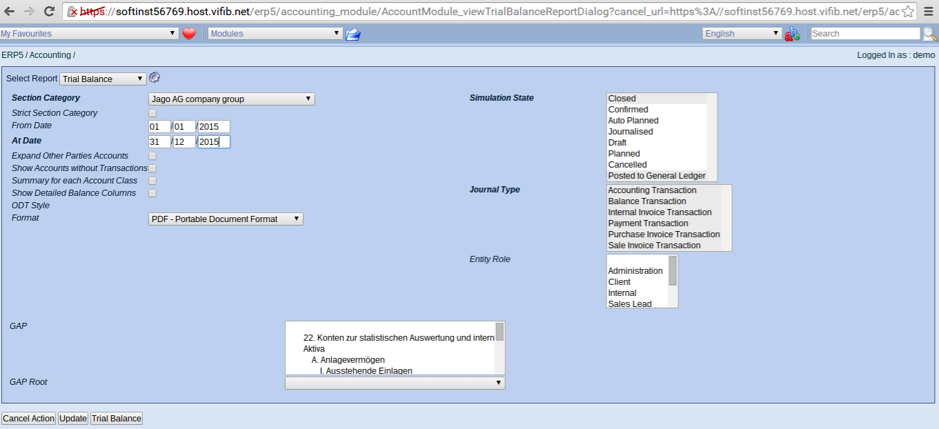 ERP5 Accounts Scheme