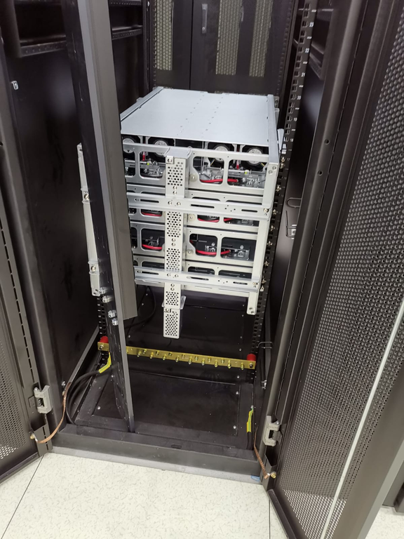 OCP installation Photo Backside Rack